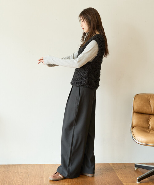 セール】限定展開 ハンド ニット ベスト（ベスト）｜FREAK'S STORE