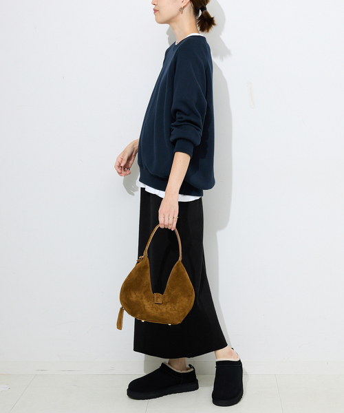 SLOBE IENA(スローブイエナ)の「《セットアップ対応可/WEB限定カラーあり》ミラノリブタイトスカート(スカート・レディース・ブラック/グレー/ボルドー・FREE)」の5枚目の写真