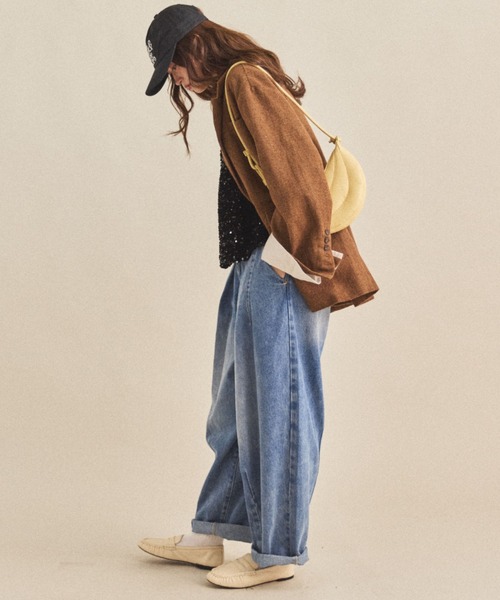 MIRROR STOKE（ミラーストーク）の「【ZOZO限定】SEQUINED VELVET CAMISOLE/スパンコールベロアキャミソール（シャツ/ブラウス・レディース・ブラック/グレー・MEDIUM）」の8枚目の写真