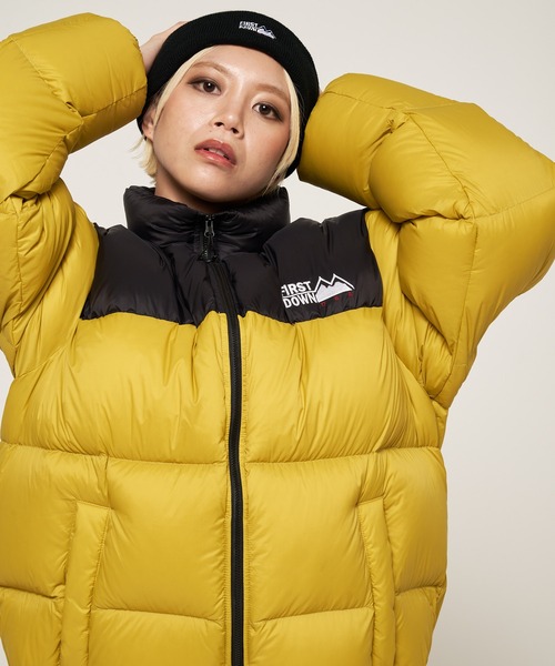 FIRST DOWN（ファーストダウン）の「ライトバブルダウンジャケット（ダウンジャケット/コート・メンズ・イエロー/パープル/グリーン/グレー/ブラック・S/M/L/XL）」の19枚目の写真