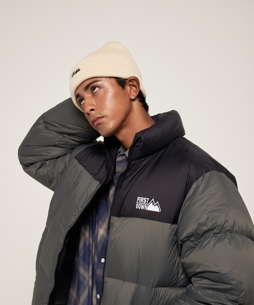 FIRST DOWN（ファーストダウン）の「ライトバブルダウンジャケット（ダウンジャケット/コート・メンズ・イエロー/パープル/グリーン/グレー/ブラック・S/M/L/XL）」の6枚目の写真