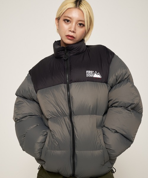 FIRST DOWN（ファーストダウン）の「ライトバブルダウンジャケット（ダウンジャケット/コート・メンズ・イエロー/パープル/グリーン/グレー/ブラック・S/M/L/XL）」の8枚目の写真