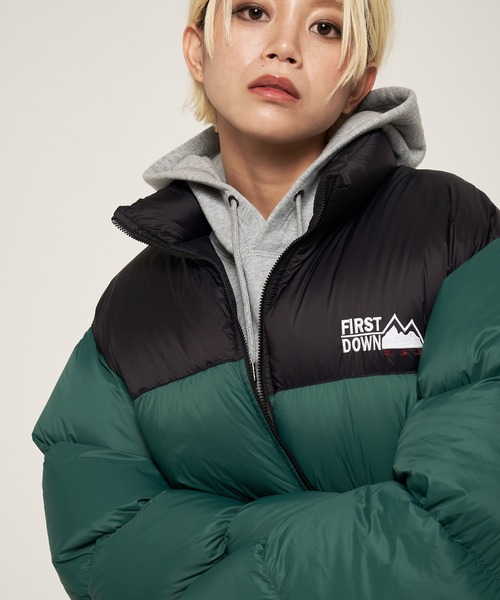 FIRST DOWN（ファーストダウン）の「ライトバブルダウンジャケット（ダウンジャケット/コート・メンズ・イエロー/パープル/グリーン/グレー/ブラック・S/M/L/XL）」の11枚目の写真