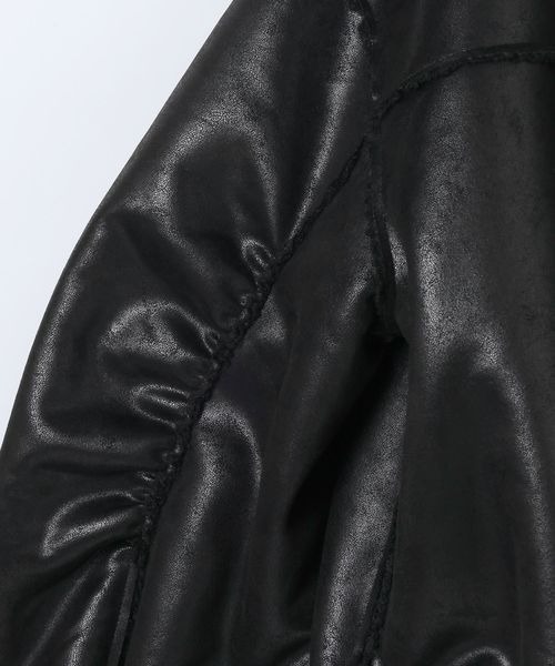 JEANASIS（ジーナシス）の「リバーシブルモンスターブルゾン/601819（ブルゾン・レディース・ブラウン/アイボリー/ブラック・FREE）」の21枚目の写真