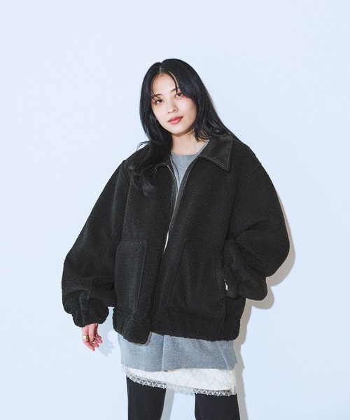 JEANASIS リバーシブルモンスターブルゾン セール】リバーシブルモンスターブルゾン/601819（ブルゾン