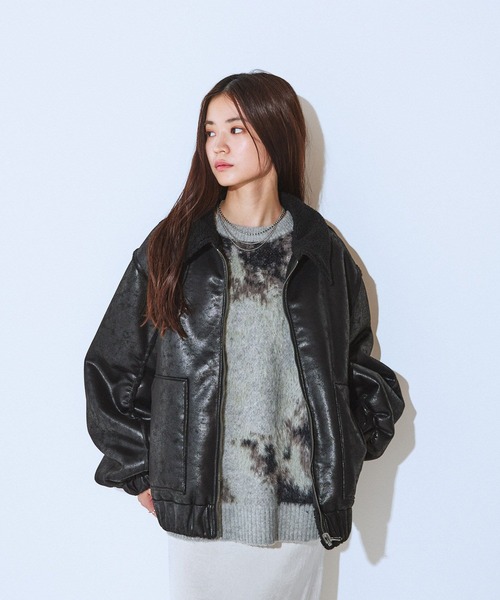 リバーシブルモンスターブルゾン/601819（ブルゾン）｜JEANASIS