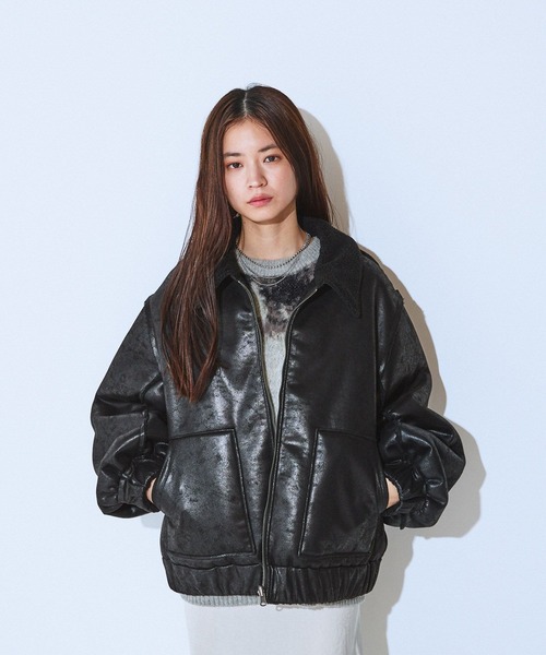 リバーシブルモンスターブルゾン/601819（ブルゾン）｜JEANASIS