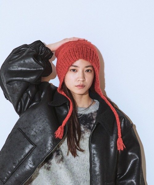 JEANASIS（ジーナシス）の「リバーシブルモンスターブルゾン/601819（ブルゾン・レディース・ブラウン/アイボリー/ブラック・FREE）」の7枚目の写真