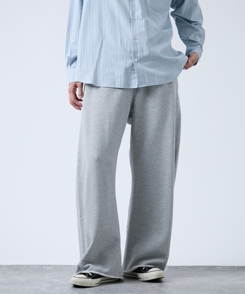 B.C STOCK（ベーセーストック）の「3D BAGGY スウェットパンツ（スウェットパンツ・メンズ・ブラック/アイボリー/グレー/チャコールグレー・LARGE/MEDIUM）」の4枚目の写真