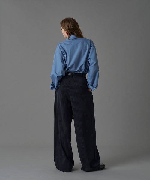 ONCILY（オンシェリー）の「【SET UP可能】TWO-TUCK BAGGY SLACKS / ツータックバギースラックス（スラックス・メンズ・ブラック/ネイビー/ブラウン系その他/ブラック系その他・LARGE/MEDIUM/SMALL）」の22枚目の写真