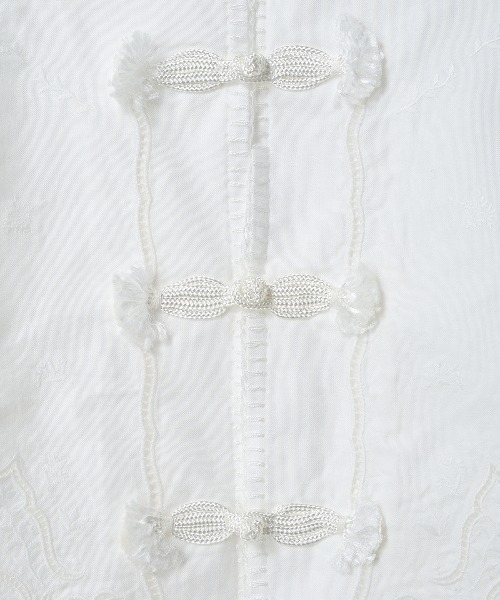 CREDONA(クレドナ)の「VENEZIA LACE BLOUSE/ヴェネツィアレースブラウス(シャツ/ブラウス・レディース・ネイビー/ホワイト・FREE)」の15枚目の写真