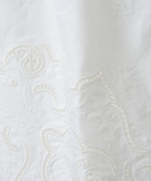 CREDONA(クレドナ)の「VENEZIA LACE BLOUSE/ヴェネツィアレースブラウス(シャツ/ブラウス・レディース・ネイビー/ホワイト・FREE)」の16枚目の写真