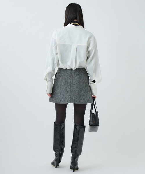 Chaos（カオス）の「Chaos(カオス)/ ハリスミニスカート◆セットアップ可◆（スカート・レディース・グレー系その他/ブラウン系その他・FREE）」の7枚目の写真