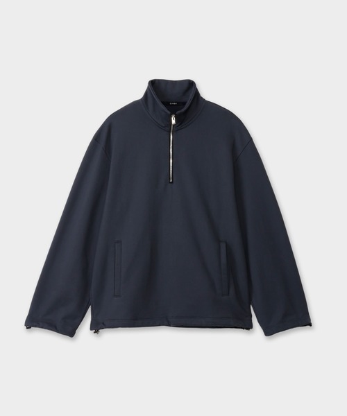 CINOH（チノ）の「HELENE SWEAT HALF ZIP PULLOVER（スウェット・メンズ・グレー/ブラック・46/44）」の9枚目の写真