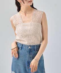 mystic | Vレースタンクトップ(キャミソール)