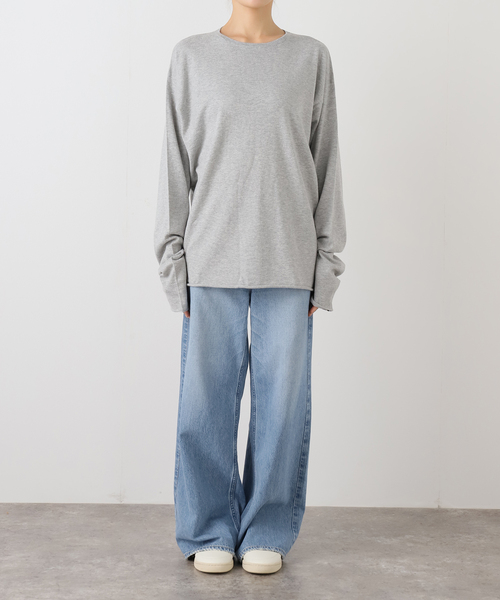 FRAMeWORK(フレームワーク)の「extreme cashmere/エクストリームカシミヤ aries(ニット/セーター・レディース・グレー/ホワイト系その他・FREE)」の3枚目の写真