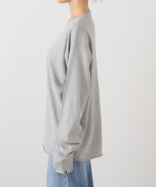 FRAMeWORK(フレームワーク)の「extreme cashmere/エクストリームカシミヤ aries(ニット/セーター・レディース・グレー/ホワイト系その他・FREE)」の5枚目の写真
