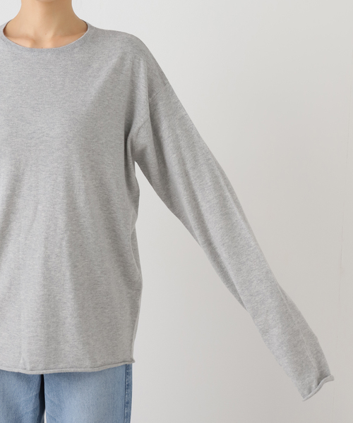 FRAMeWORK(フレームワーク)の「extreme cashmere/エクストリームカシミヤ aries(ニット/セーター・レディース・グレー/ホワイト系その他・FREE)」の8枚目の写真