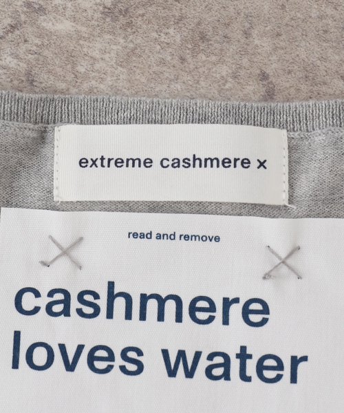 FRAMeWORK(フレームワーク)の「extreme cashmere/エクストリームカシミヤ aries(ニット/セーター・レディース・グレー/ホワイト系その他・FREE)」の10枚目の写真
