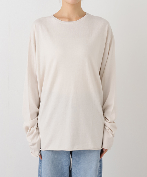 FRAMeWORK(フレームワーク)の「extreme cashmere/エクストリームカシミヤ aries(ニット/セーター・レディース・グレー/ホワイト系その他・FREE)」の13枚目の写真