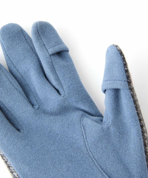 Casselini（キャセリーニ）の「Casselini(キャセリーニ)アニマルグローブ（手袋・レディース・ブラック/ベージュ/チェック・FREE）」の9枚目の写真