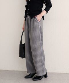 UNISEX》Sheer Linen Two-Tuck Wide Pants/シアーリネン