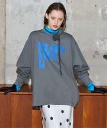 Blur Print Long Tee / ブラープリントロンTEE