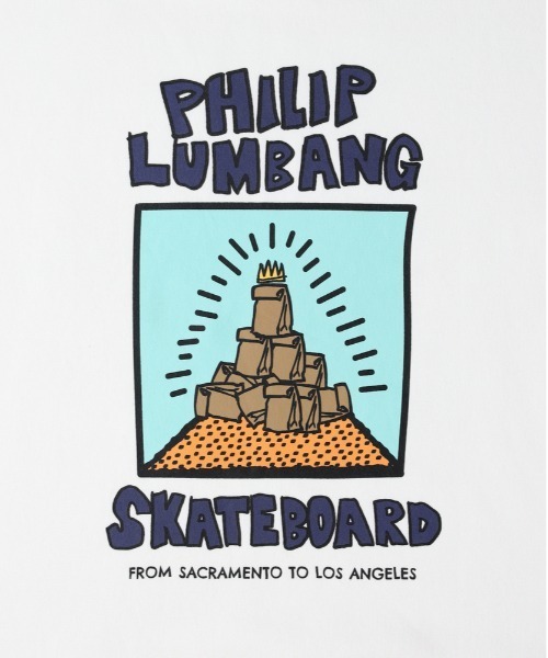 Right-on（ライトオン）の「【Philip Lumbang】プリントスウェットプルオーバー（スウェット・メンズ・ネイビー/ホワイト/ブラック・M/L/XL）」の7枚目の写真