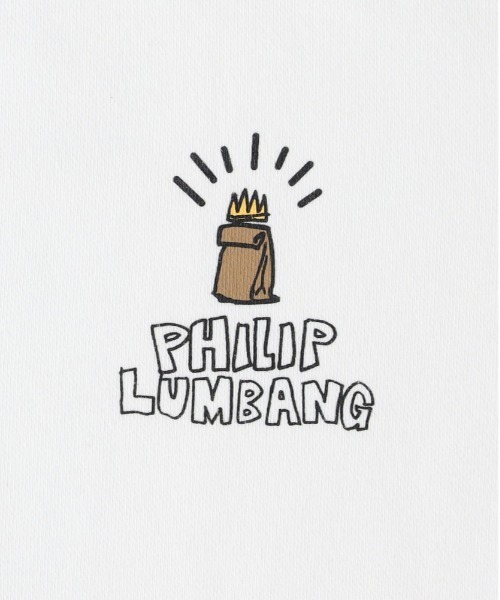 Right-on（ライトオン）の「【Philip Lumbang】プリントスウェットプルオーバー（スウェット・メンズ・ネイビー/ホワイト/ブラック・M/L/XL）」の8枚目の写真