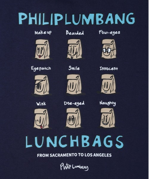 Right-on（ライトオン）の「【Philip Lumbang】プリントスウェットプルオーバー（スウェット・メンズ・ネイビー/ホワイト/ブラック・M/L/XL）」の13枚目の写真