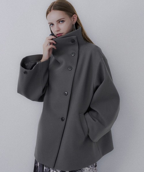 HARE ウーリーテック2WAY ミドルコート ウーリーテック2WAYミドルコート(HARE)（チェスターコート