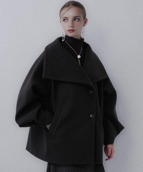 HARE ウーリーテック2WAY ミドルコート ウーリーテック2WAYミドルコート(HARE)（チェスターコート