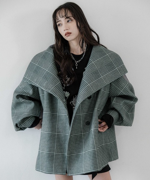 ウーリーテック2WAYミドルコート(HARE)（チェスターコート）｜HARE