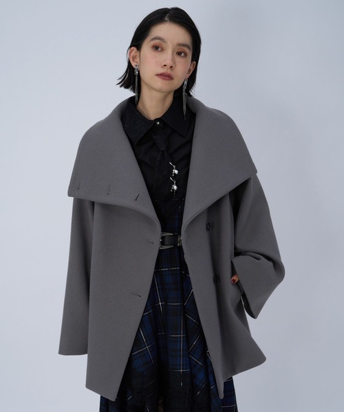 ウーリーテック2WAYミドルコート(HARE)（チェスターコート）｜HARE