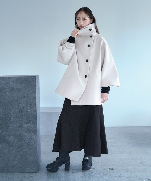 ウーリーテック2WAYミドルコート(HARE)（チェスターコート）｜HARE