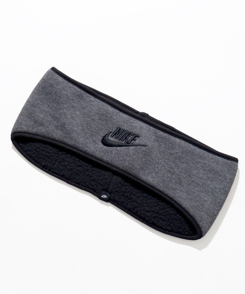 NIKE（ナイキ）の「【NIKE/ナイキ 】メンズ ヘッドバンド クラブフリース 2.0（ヘアバンド・メンズ・チャコールグレー/ブラック・FREE）」の2枚目の写真