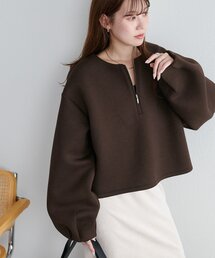 ダンボールハーフジッププルオーバー