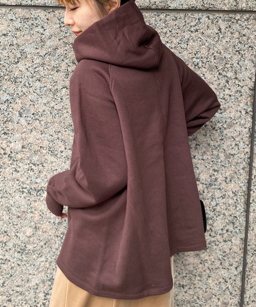 AMERICANA(アメリカーナ)の「【AMERICANA×MICA&DEAL/ アメリカーナ×マイカ】parka 裏起毛ロゴパーカー/ スウェット / フーディー(パーカー・レディース・ダークネイビー/チャコールグレー/ブラウン・フリー)」の13枚目の写真