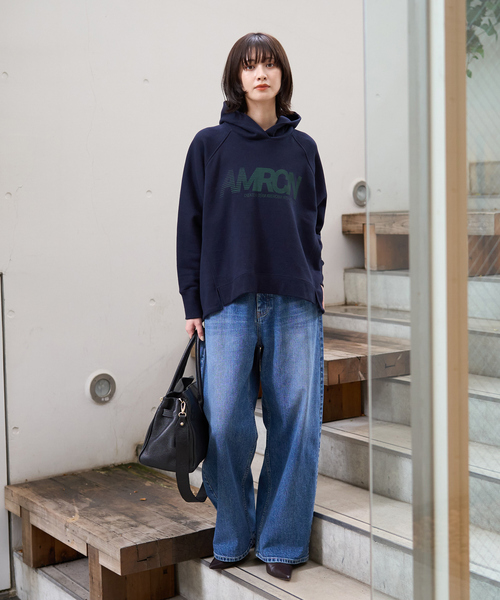 AMERICANA(アメリカーナ)の「【AMERICANA×MICA&DEAL/ アメリカーナ×マイカ】parka 裏起毛ロゴパーカー/ スウェット / フーディー(パーカー・レディース・ダークネイビー/チャコールグレー/ブラウン・フリー)」の14枚目の写真