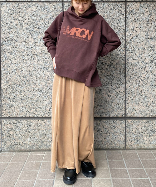 AMERICANA(アメリカーナ)の「【AMERICANA×MICA&DEAL/ アメリカーナ×マイカ】parka 裏起毛ロゴパーカー/ スウェット / フーディー(パーカー・レディース・ダークネイビー/チャコールグレー/ブラウン・フリー)」の19枚目の写真
