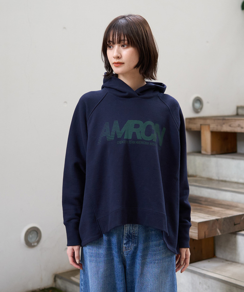 AMERICANA(アメリカーナ)の「【AMERICANA×MICA&DEAL/ アメリカーナ×マイカ】parka 裏起毛ロゴパーカー/ スウェット / フーディー(パーカー・レディース・ダークネイビー/チャコールグレー/ブラウン・フリー)」の21枚目の写真