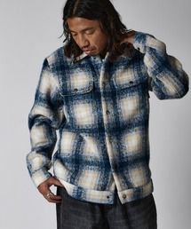 コムデギャルソン　チェック柄 デニムジャケット レア✨コムデギャルソンオムドゥ 異素材切替テーラード