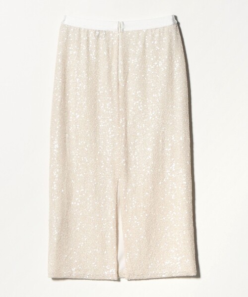 UNITED ARROWS（ユナイテッドアローズ）の「スパンコール Iライン スカート（スカート・レディース・オフホワイト/ブラック・36/38）」の9枚目の写真