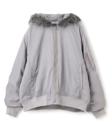 フードファーブルゾン【韓国ファッション】
