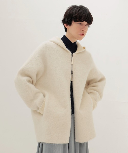 alpaca shaggy zip hoodie(アルパカシャギージップフーディー