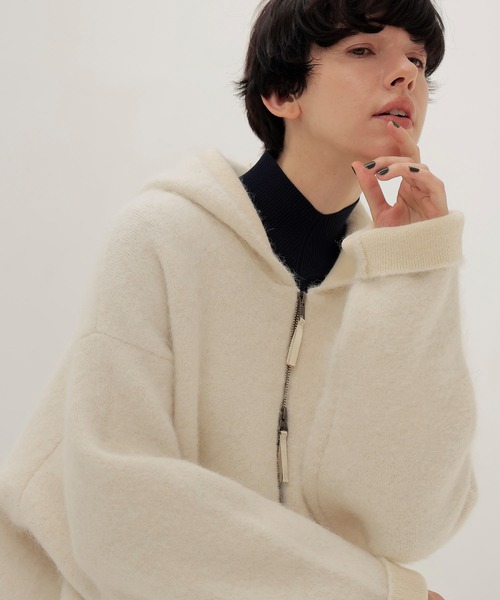 alpaca shaggy zip hoodie(アルパカシャギージップフーディー