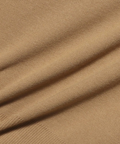 COLUMN(コラム)の「COLUMN / ミラノリブコンパクトニット<THE COLUMN>(ニット/セーター・レディース・ブラック/ライトブラウン・FREE)」の7枚目の写真