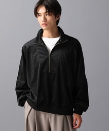 ENOF ベロア ハーフジップ プルオーバー 黒 THE NORTH FACE ノースフェイス レディース スウェット W'S SWIFT