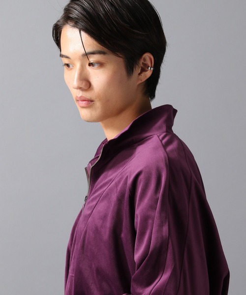 LAKOLE（ラコレ）の「ベロアハーフZIP / 603223（スウェット・メンズ・パープル/グレー/ブラック・MEDIUM/LARGE）」の10枚目の写真