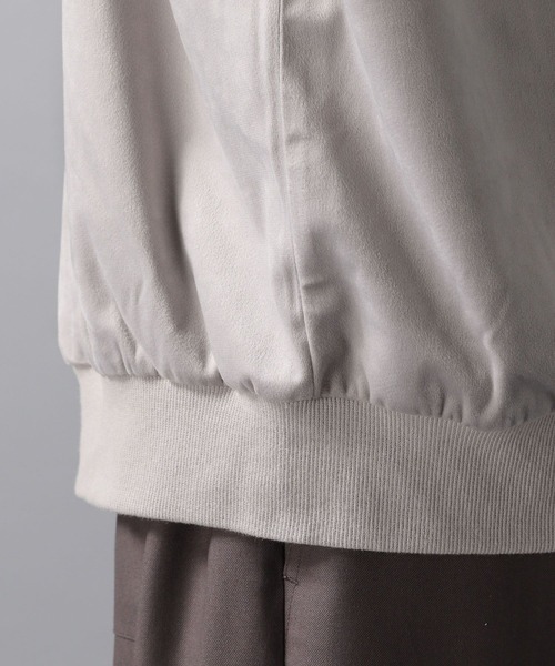 LAKOLE（ラコレ）の「ベロアハーフZIP / 603223（スウェット・メンズ・パープル/グレー/ブラック・MEDIUM/LARGE）」の4枚目の写真